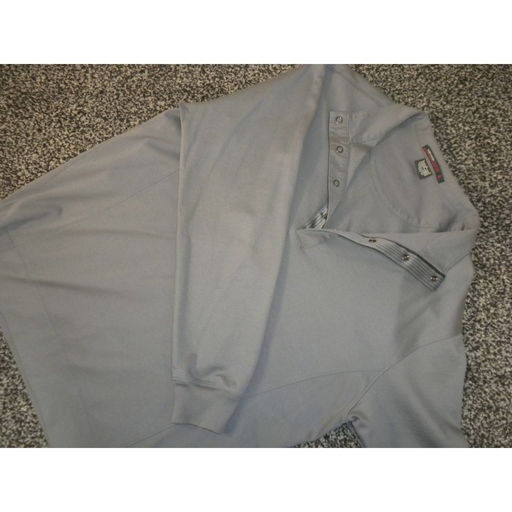 Tiger Woods Collection Jacket Mens L‎ Gray 1/4 Snap Golf Pullover Nike Athletic